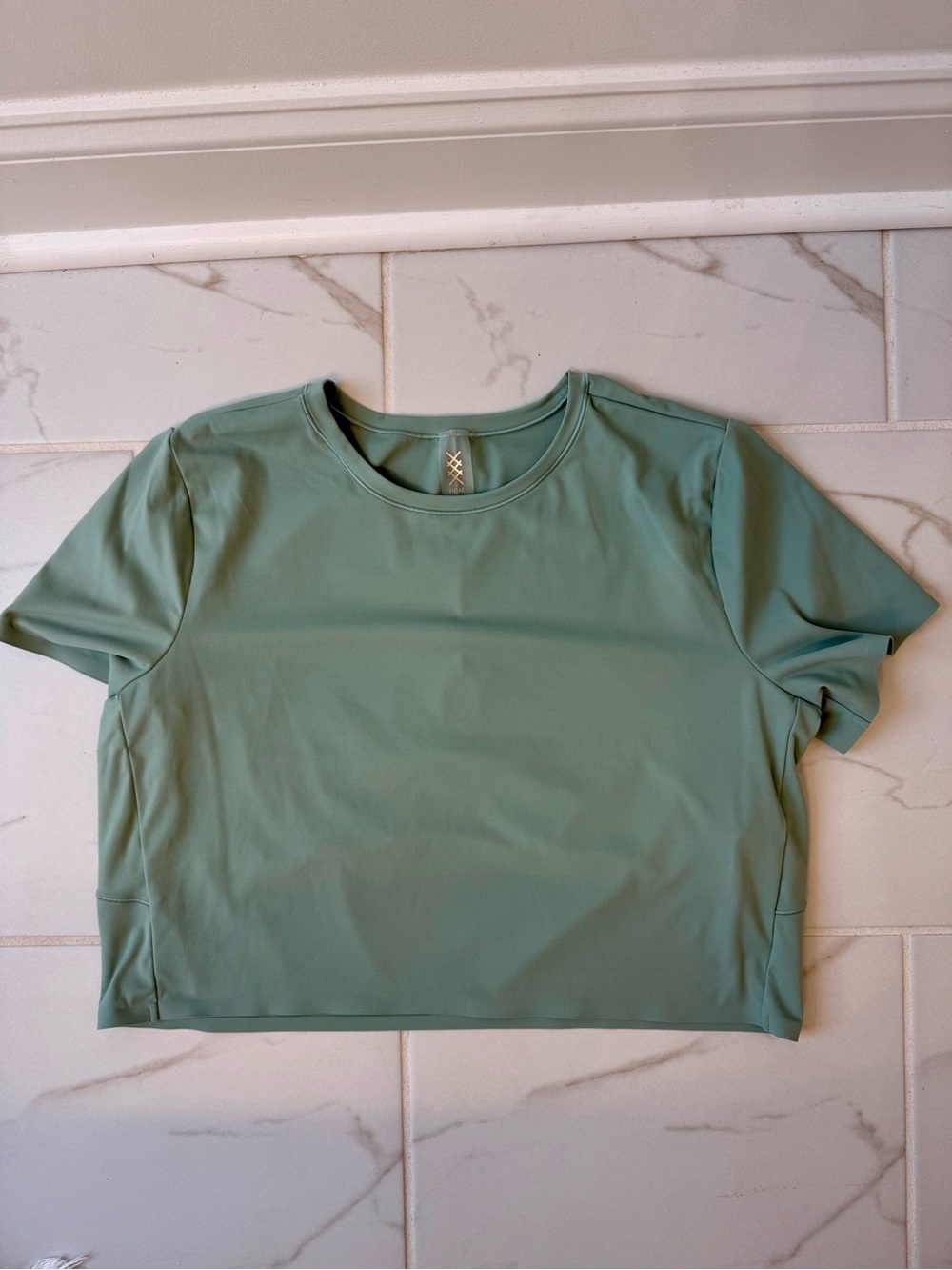 RHONE Short Sleeve Tee in Sage Green